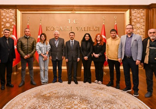 Kocaeli Gazeteciler Cemiyetinden Vali Aktaş'a Ziyaret