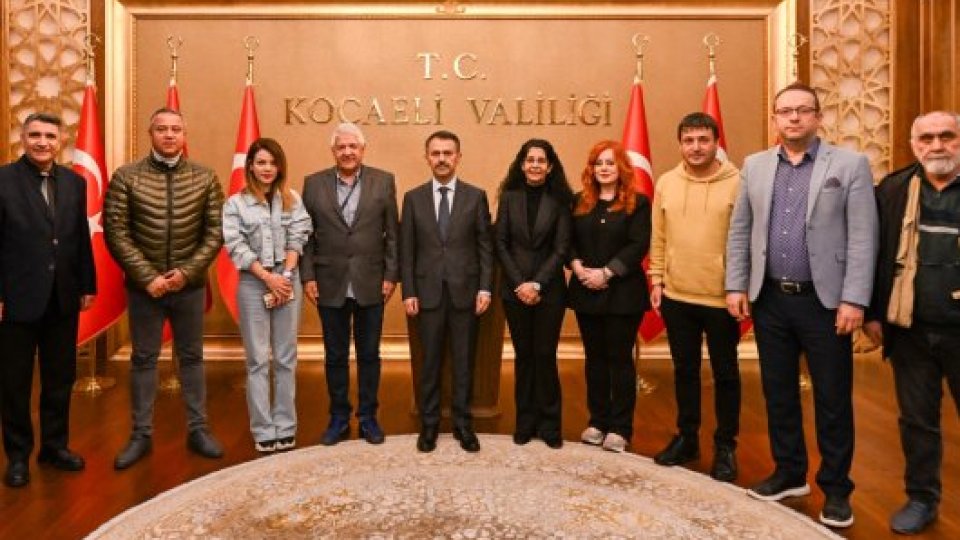 Kocaeli Gazeteciler Cemiyetinden Vali Aktaş'a Ziyaret